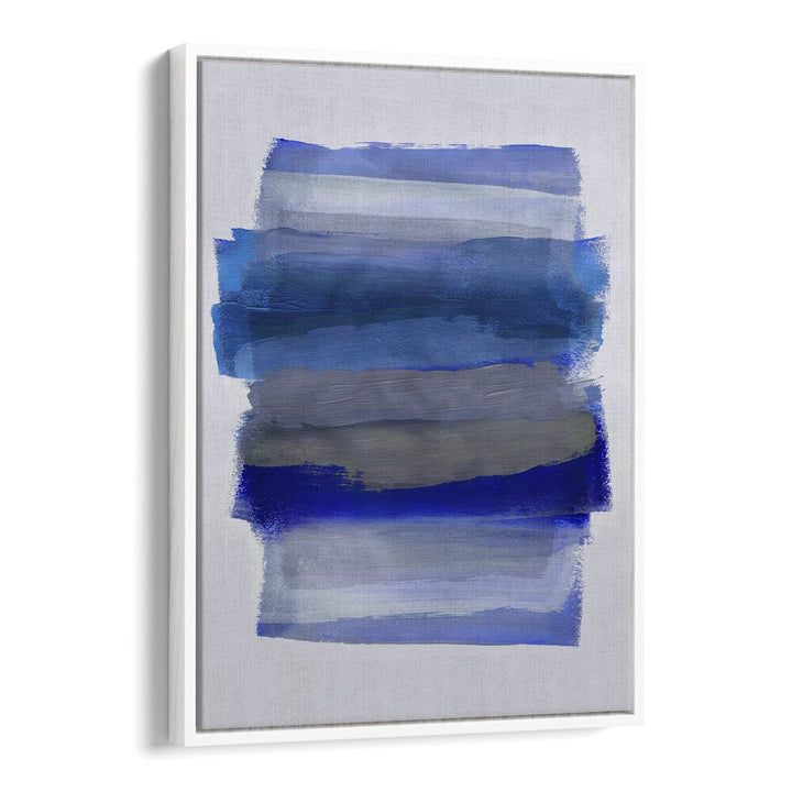 Abstract Duality In Brush Strokes By Mareike Bohmer Abstract art painting Artwork in White Floater Frame
