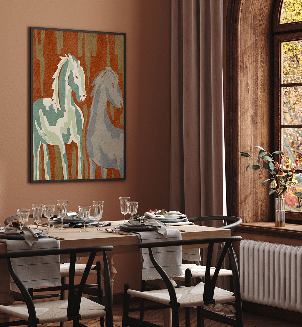 ABSTRACT FOREST HORSES