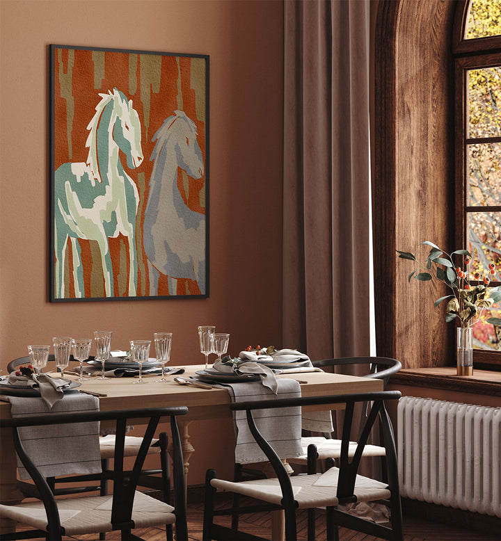 ABSTRACT FOREST HORSES