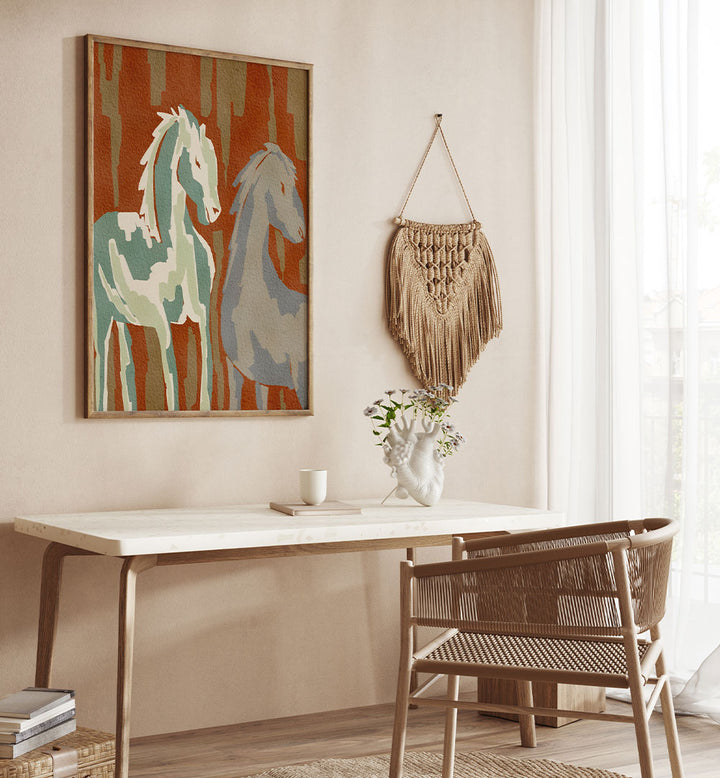 ABSTRACT FOREST HORSES