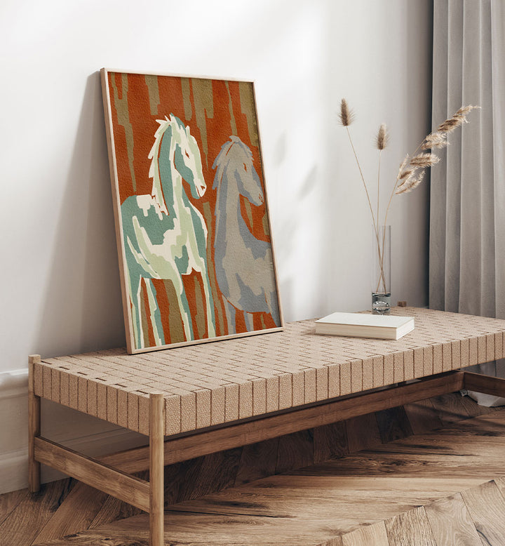 ABSTRACT FOREST HORSES