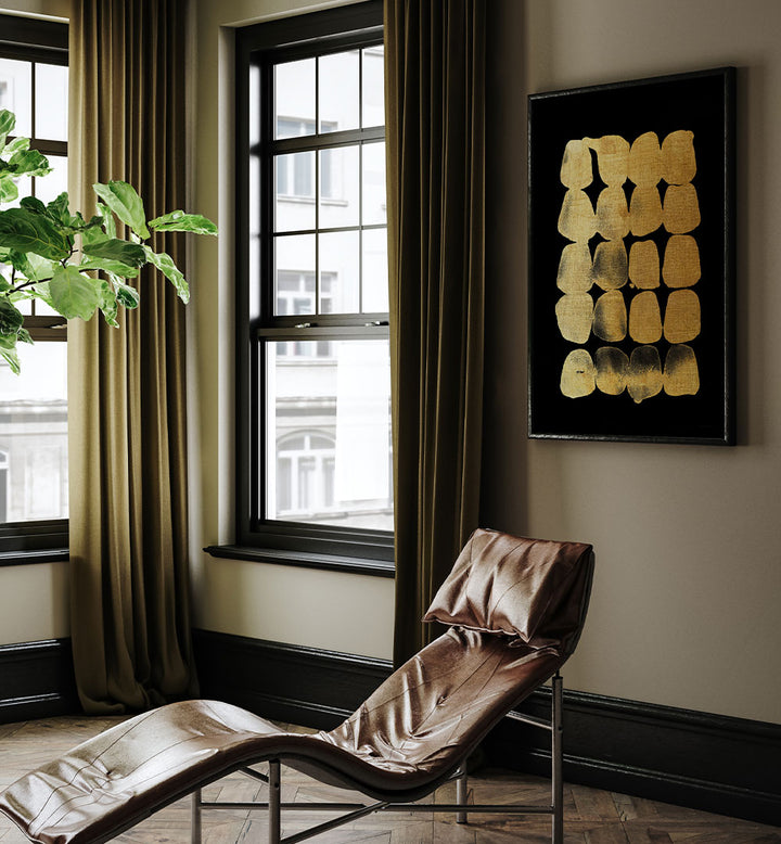 ABSTRACT GOLD BLOCKS