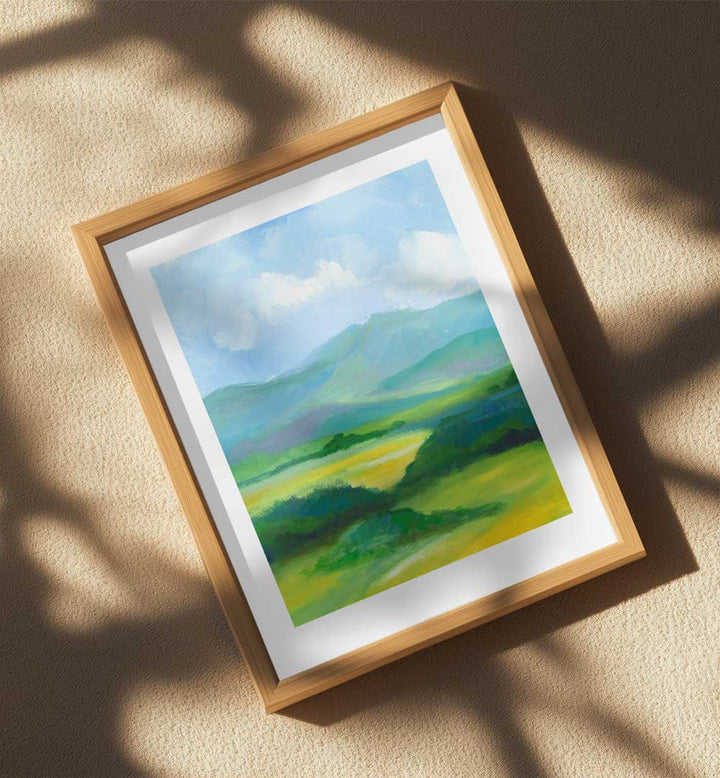 ABSTRACT LANDSCAPE IV , LANDSCAPE PAINTINGS