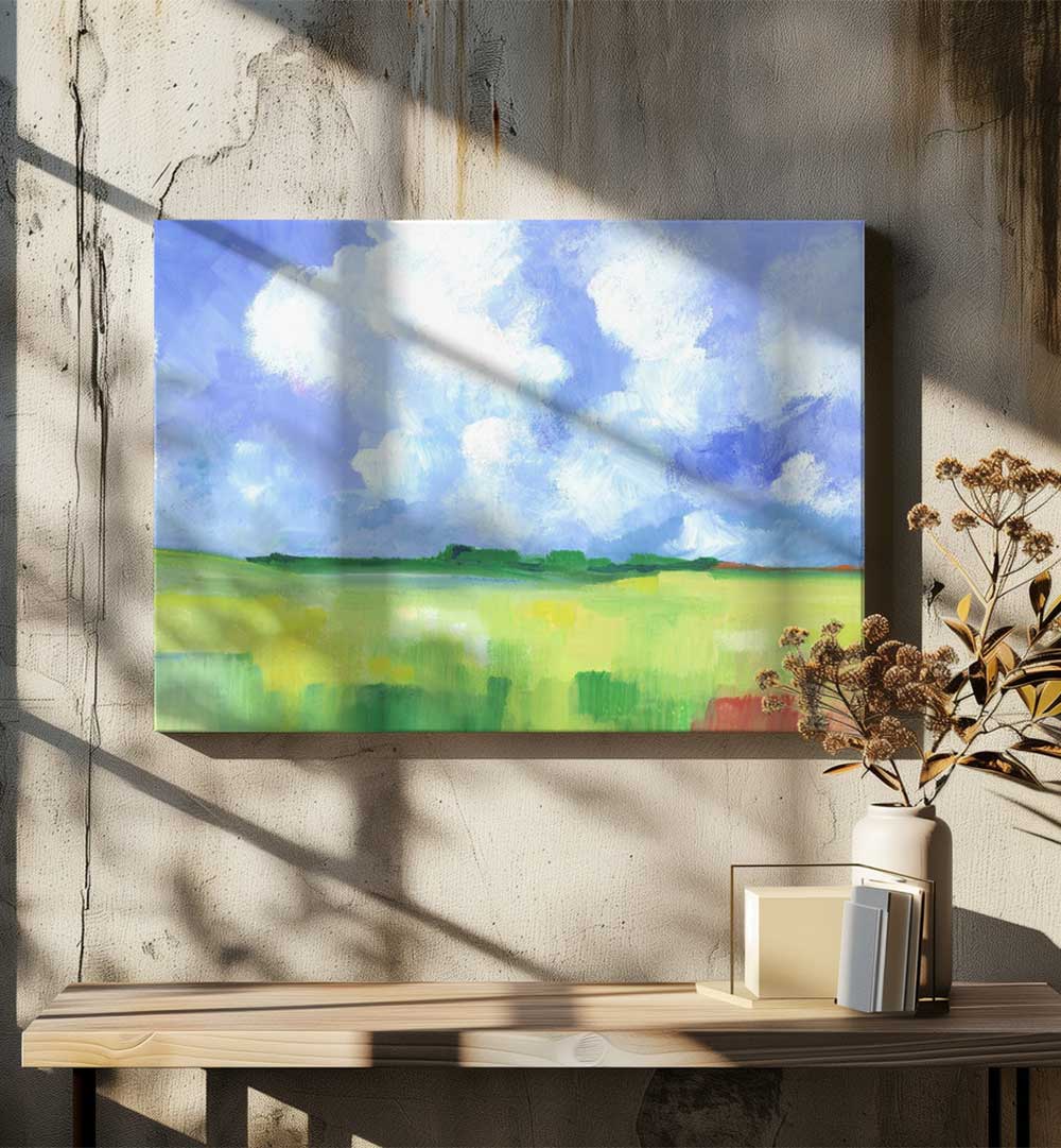 ABSTRACT LANDSCAPE VIII , LANDSCAPE PAINTINGS