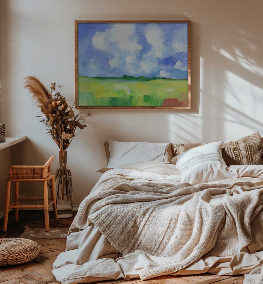 ABSTRACT LANDSCAPE VIII , LANDSCAPE PAINTINGS