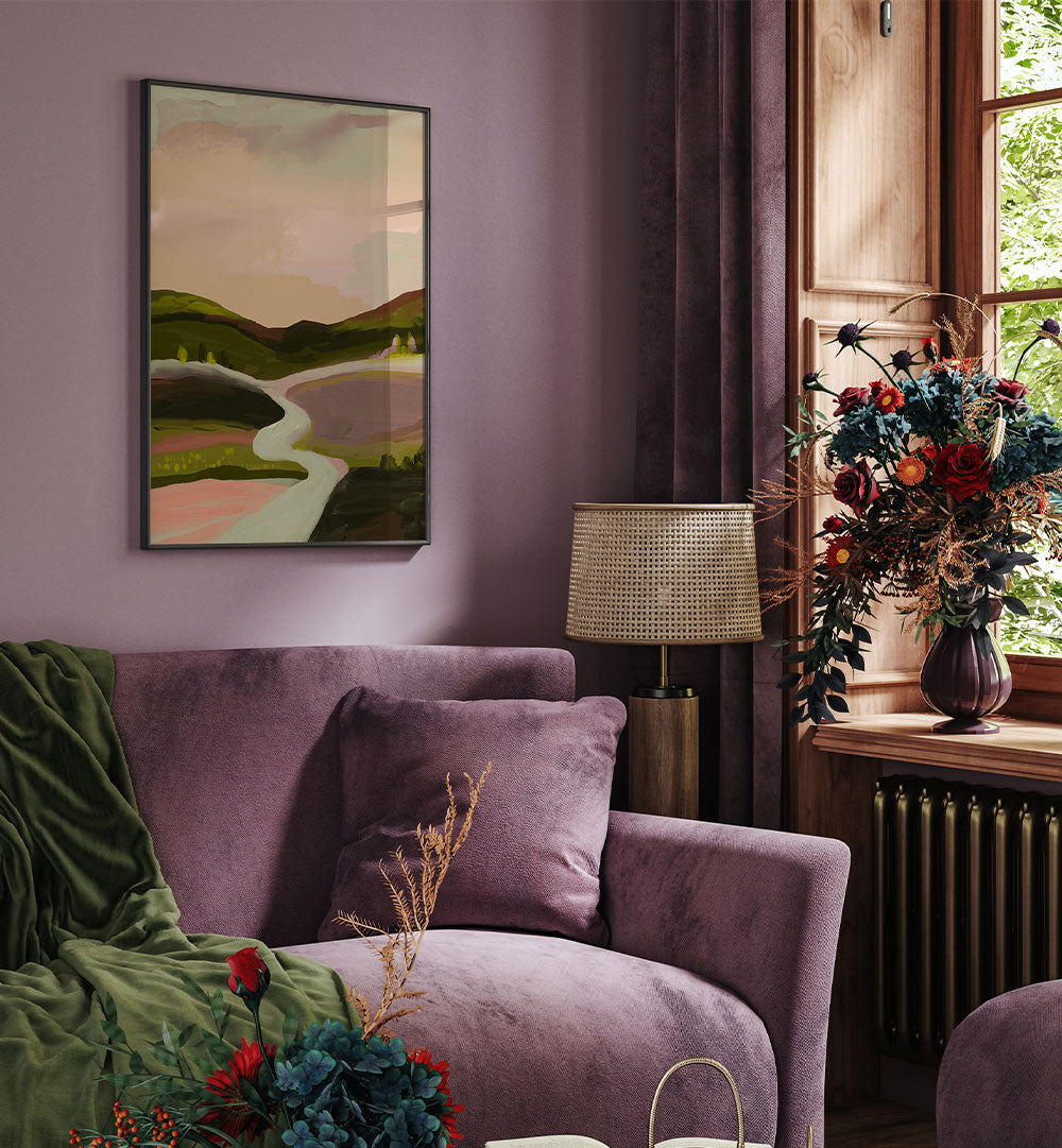 ABSTRACT LANDSCAPE , LANDSCAPE PAINTINGS