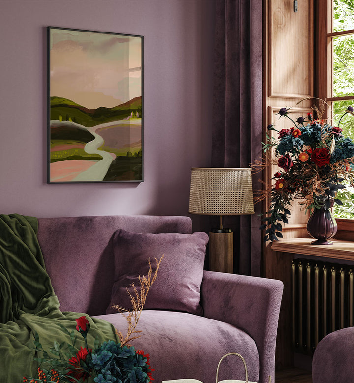 ABSTRACT LANDSCAPE , LANDSCAPE PAINTINGS