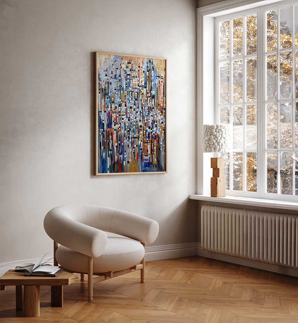 ABSTRACT LIFE , MODERN IMPRESSIONISM PAINTINGS