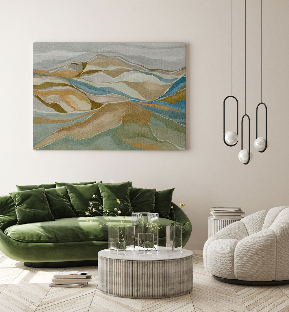 ABSTRACT MOUNTAIN SERENITY