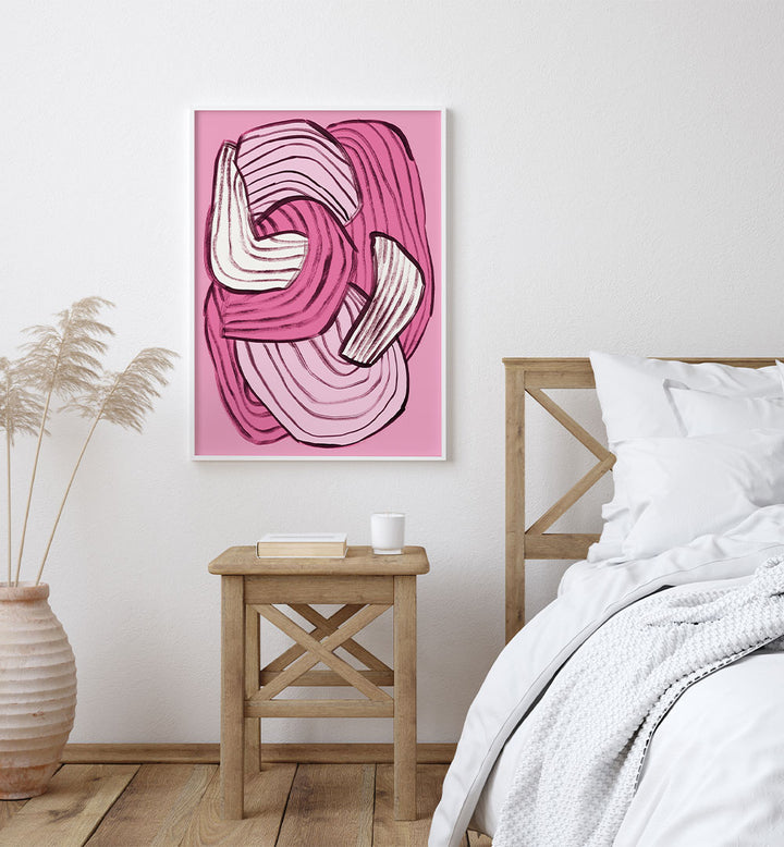 ABSTRACT PINK FLOW