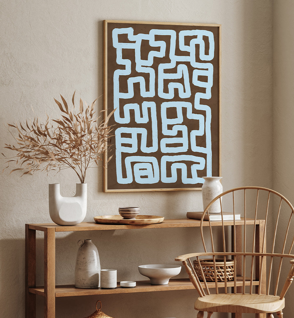 ABSTRACT WINDING MAZE