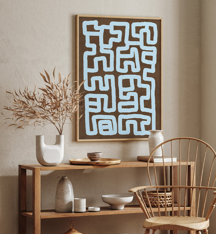 ABSTRACT WINDING MAZE