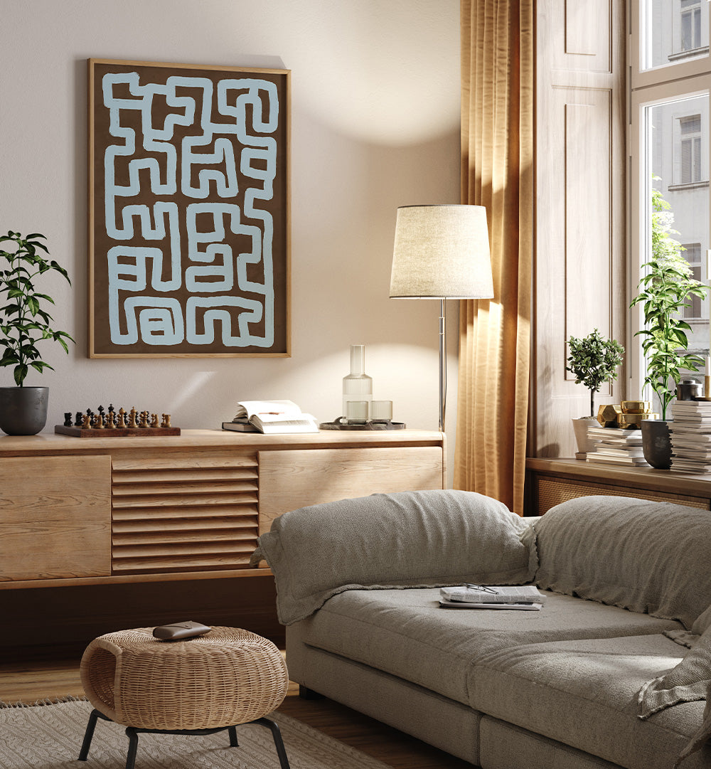 ABSTRACT WINDING MAZE