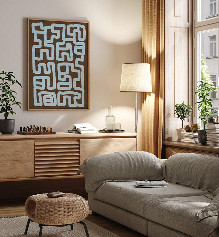 ABSTRACT WINDING MAZE