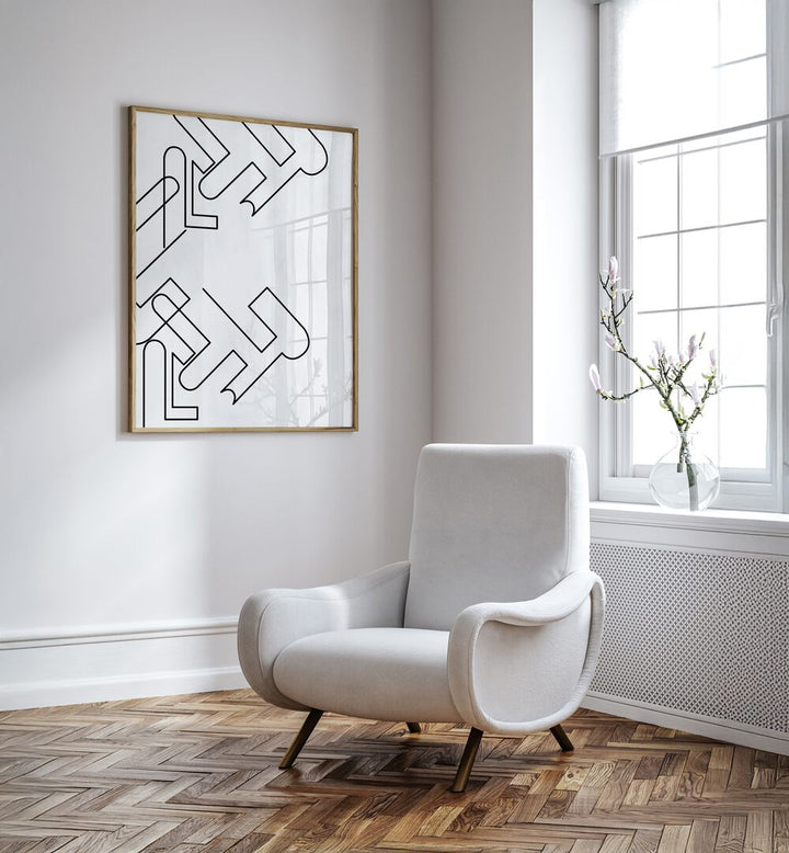 ABSTRACT CUSTOM LINES I , ABSTRACT PAINTINGS