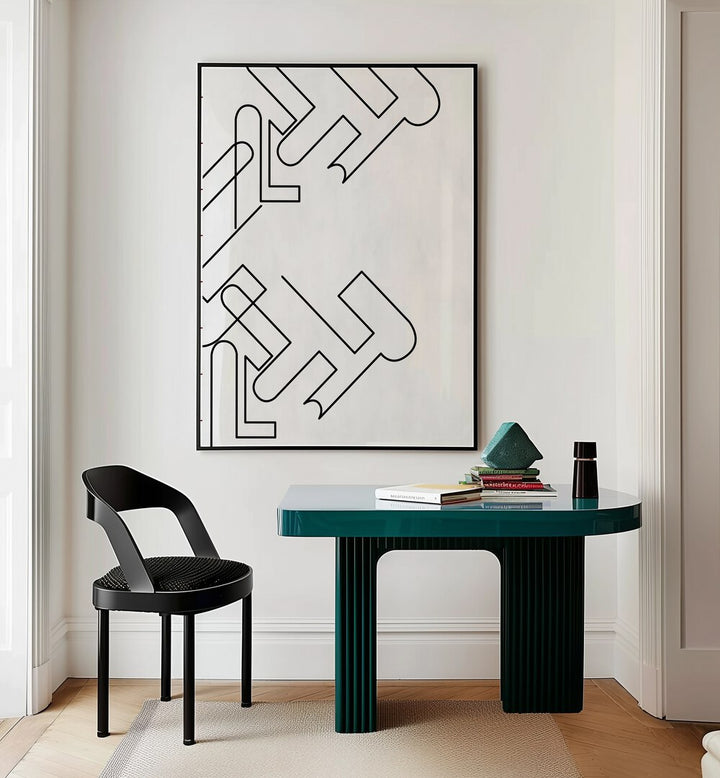 ABSTRACT CUSTOM LINES I , ABSTRACT PAINTINGS