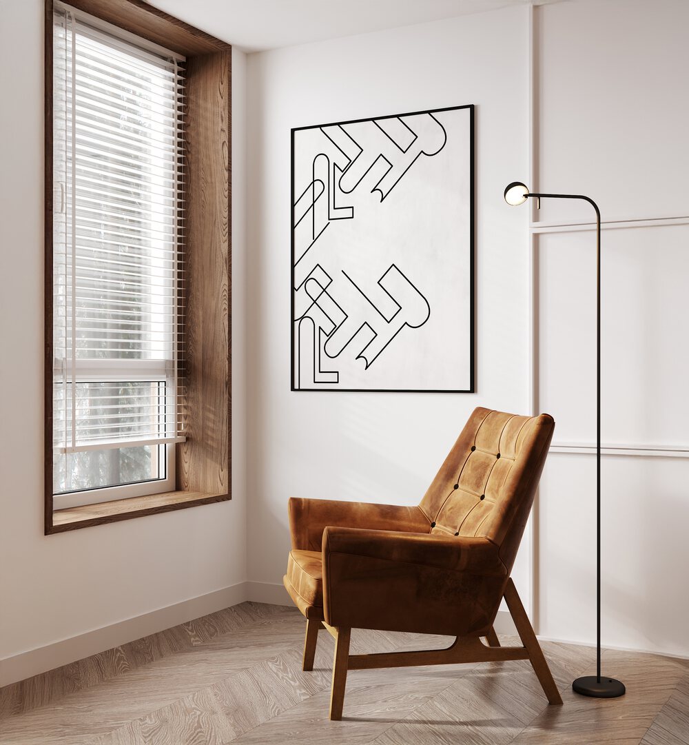 ABSTRACT CUSTOM LINES I , ABSTRACT PAINTINGS