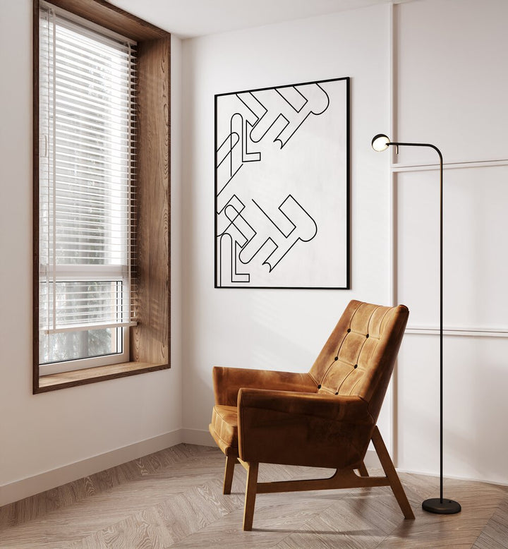 ABSTRACT CUSTOM LINES I , ABSTRACT PAINTINGS