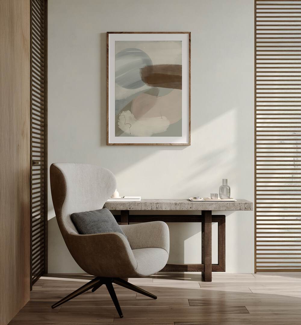Elegant decor featuring ABSTRACT GREEN HORIZON, a stylish choice for modern spaces with ABSTRACT PAINTINGS.