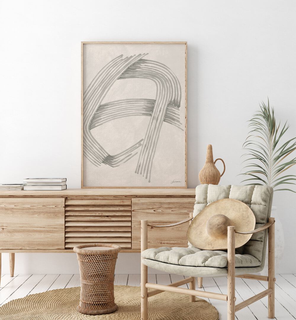 Elevate your decor with ABSTRACT GREY INTERSECTIONS 02, a stunning blend of modern art and sophisticated style.