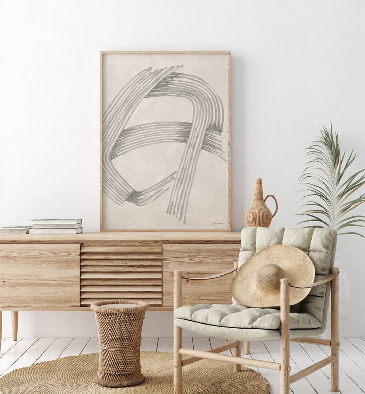 Elevate your decor with ABSTRACT GREY INTERSECTIONS 02, a stunning blend of modern art and sophisticated style.