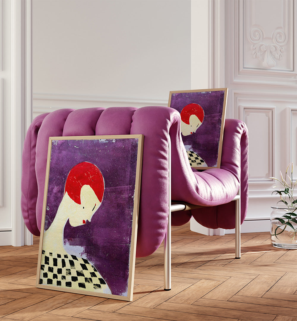 ABSTRACT PORTRAIT IV , FASHION POSTERS