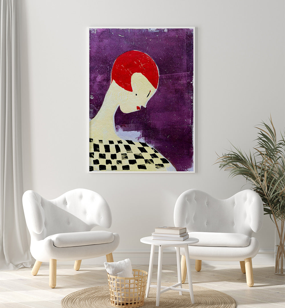 ABSTRACT PORTRAIT IV , FASHION POSTERS