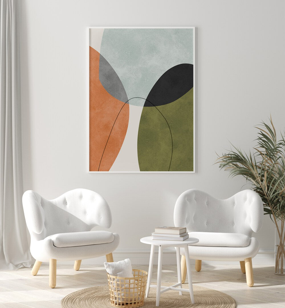 ABSTRACT SHAPES IX , ABSTRACT PAINTINGS