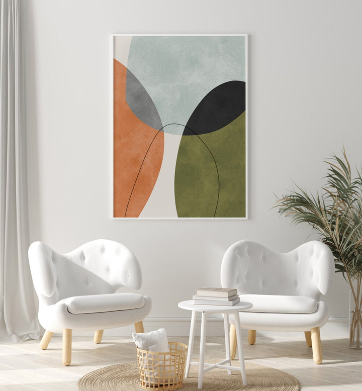 ABSTRACT SHAPES IX , ABSTRACT PAINTINGS