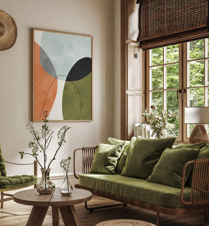 ABSTRACT SHAPES IX , ABSTRACT PAINTINGS