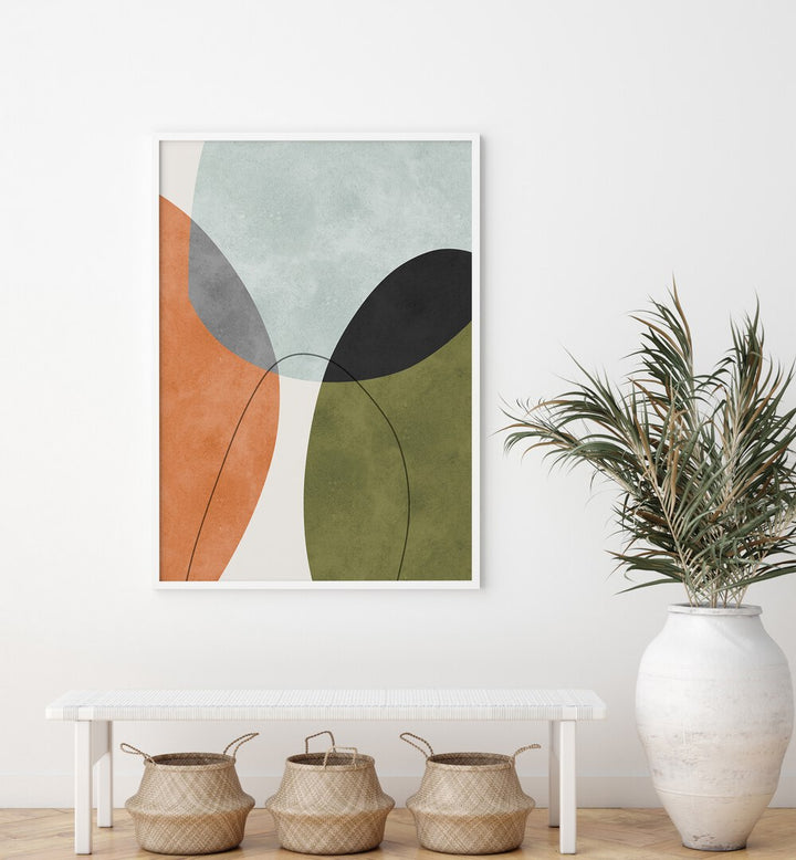 ABSTRACT SHAPES IX , ABSTRACT PAINTINGS