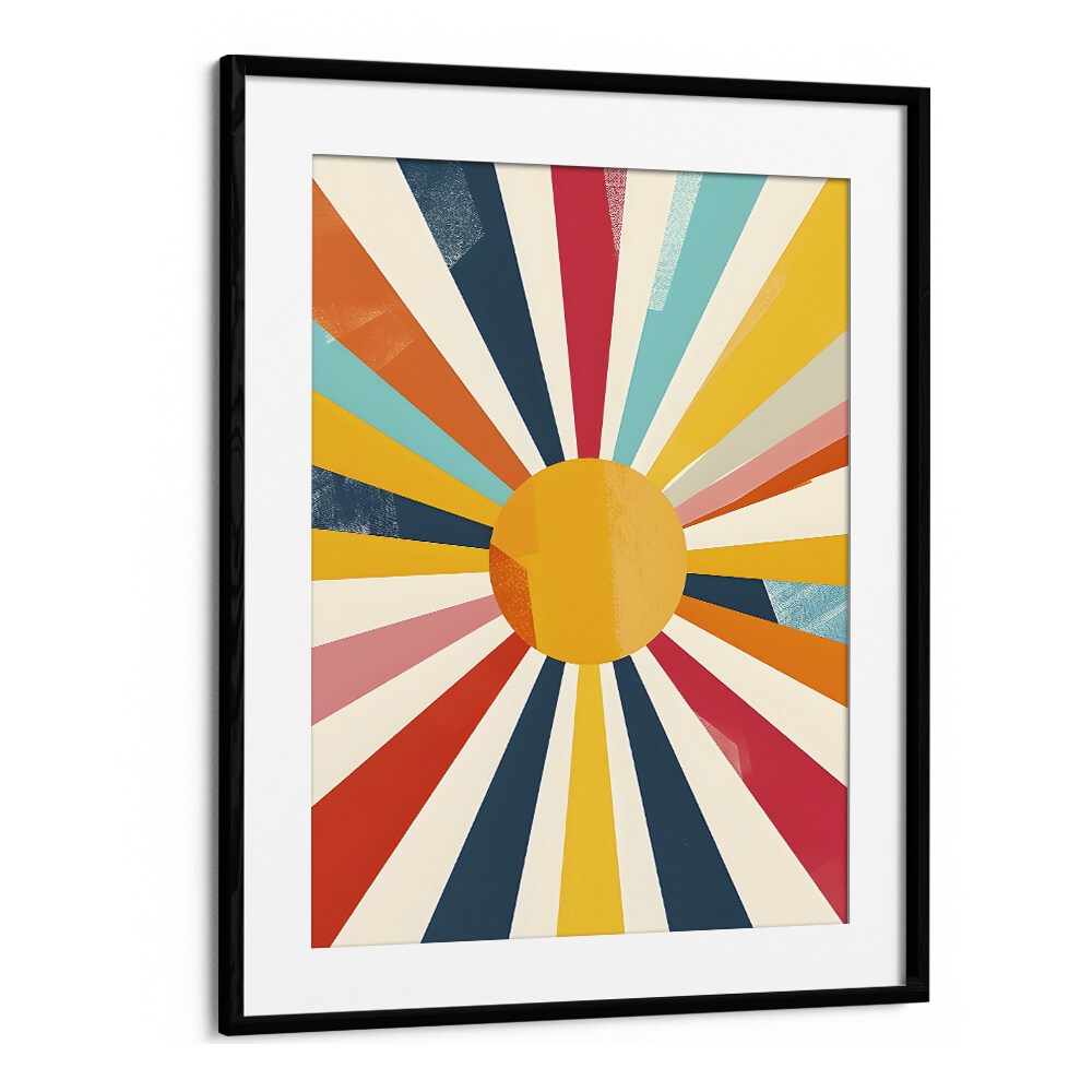 COLOURFUL ABSTRACT SUNBURST