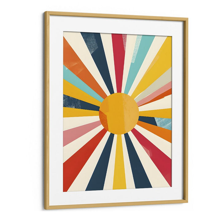 COLOURFUL ABSTRACT SUNBURST