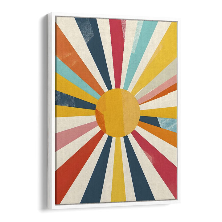 COLOURFUL ABSTRACT SUNBURST