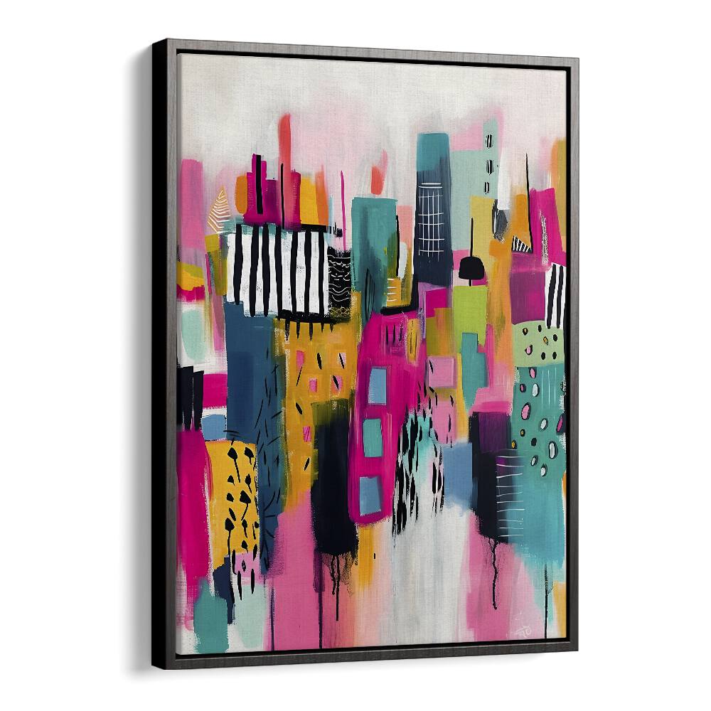 BOLD MULTI COLOURED ABSTRACT SHAPES I