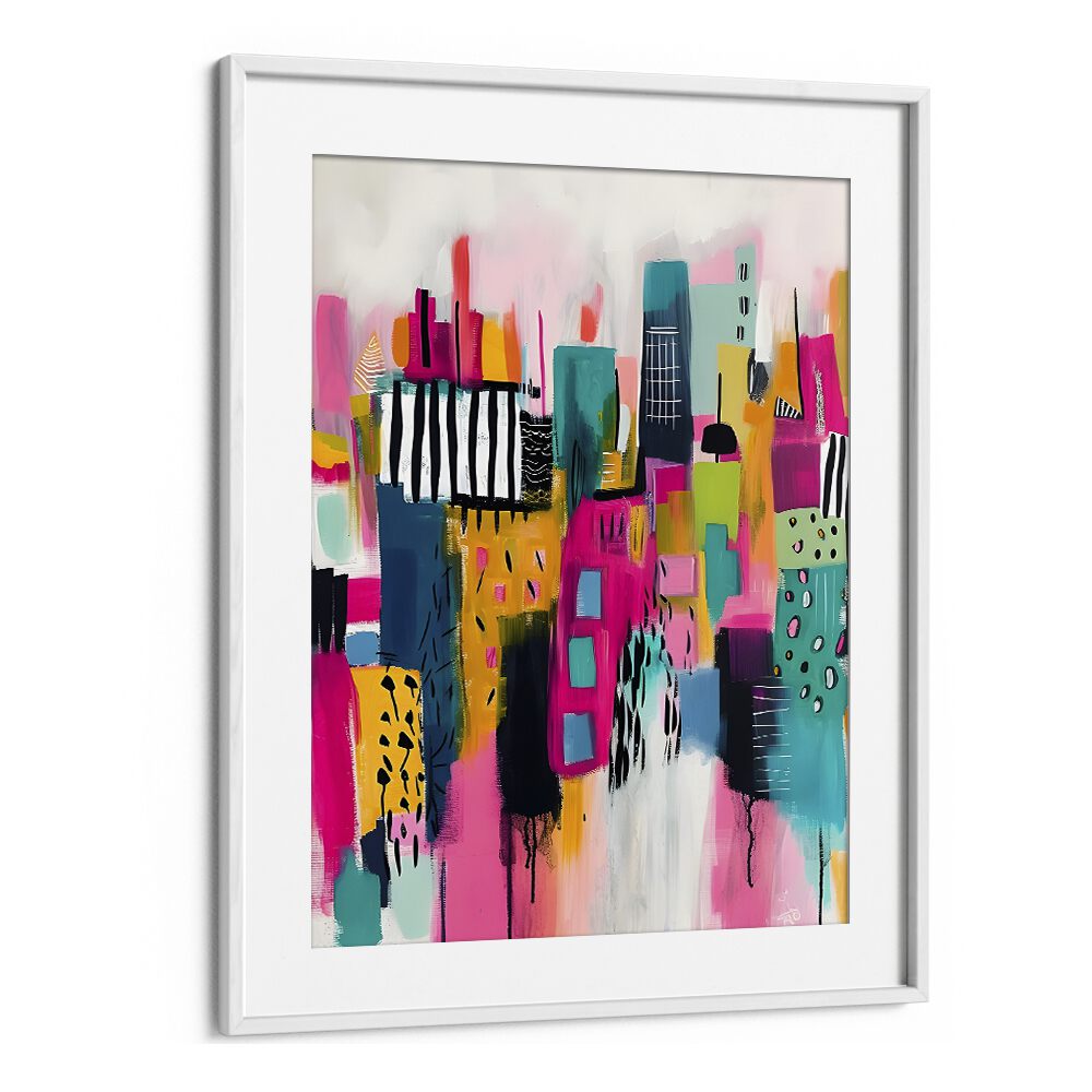 BOLD MULTI COLOURED ABSTRACT SHAPES I