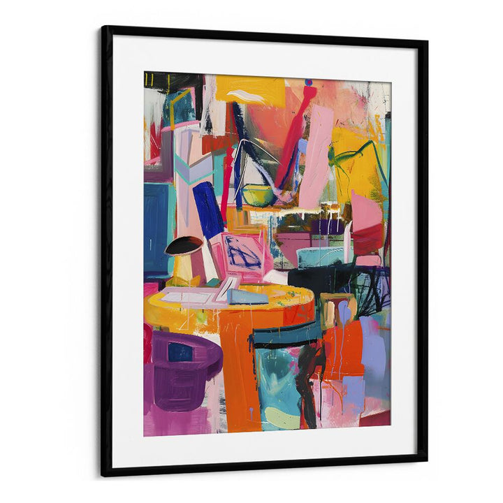 BOLD MULTI COLOURED ABSTRACT SHAPES III