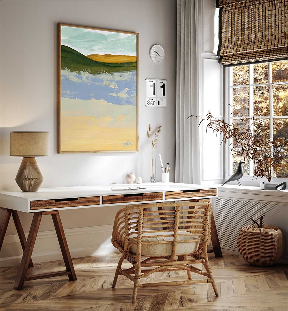 ACROSS THE PRAIRIE , ABSTRACT PAINTINGS