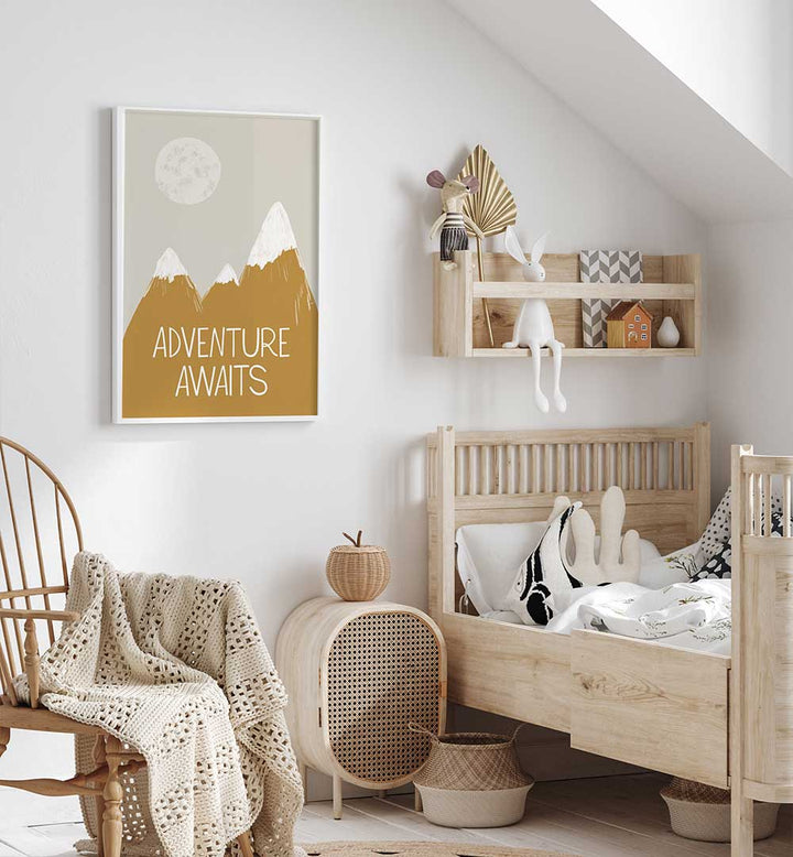 ADVENTURE AWAITS , KIDS ROOM PAINTINGS