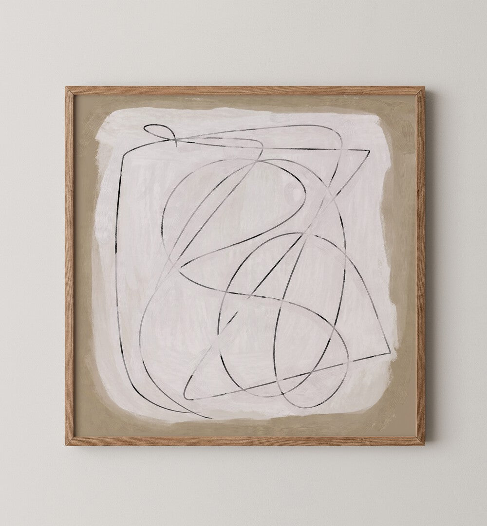 Neutral-toned abstract art piece from AESTHETIC DREAM GALLERY, perfect for stylish GALLERY WALLS.