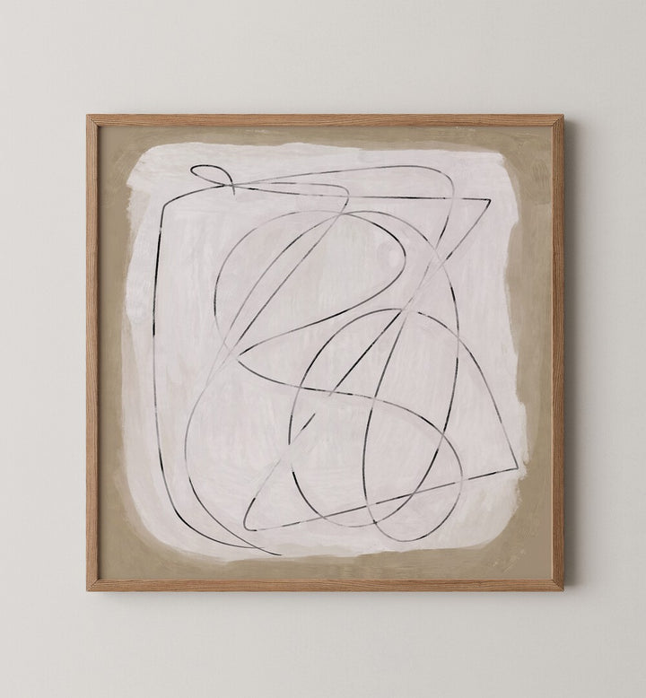 Neutral-toned abstract art piece from AESTHETIC DREAM GALLERY, perfect for stylish GALLERY WALLS.