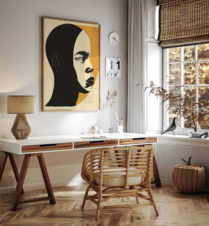 AFRICAN ART SMOOTH II , PORTRAITS & FIGURATIVE ILLUSTRATIONS