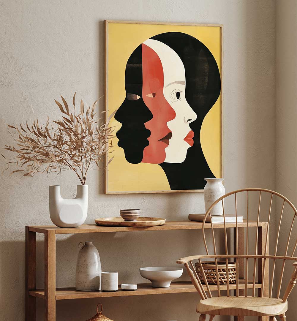 AFRICAN ART SMOOTH IV , PORTRAITS & FIGURATIVE ILLUSTRATIONS