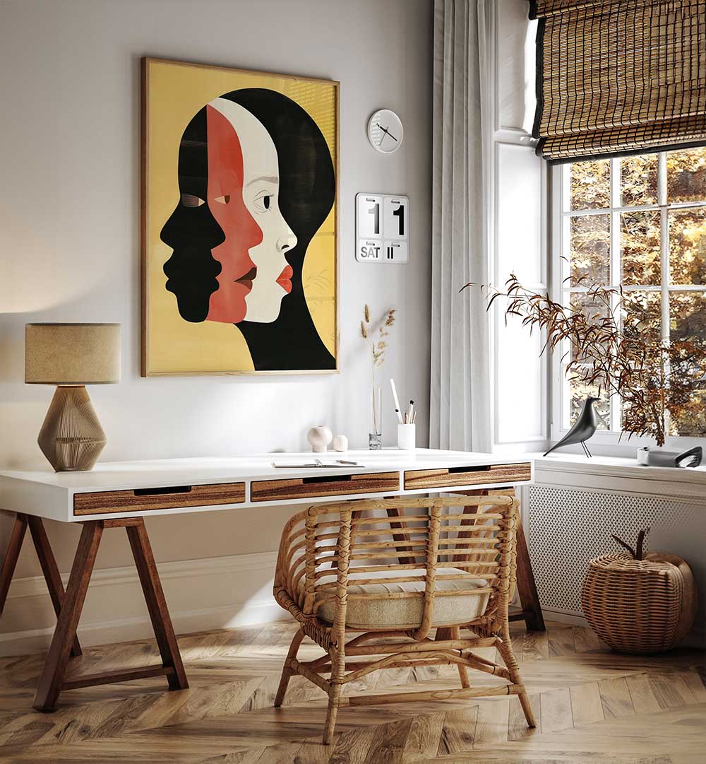 AFRICAN ART SMOOTH IV , PORTRAITS & FIGURATIVE ILLUSTRATIONS