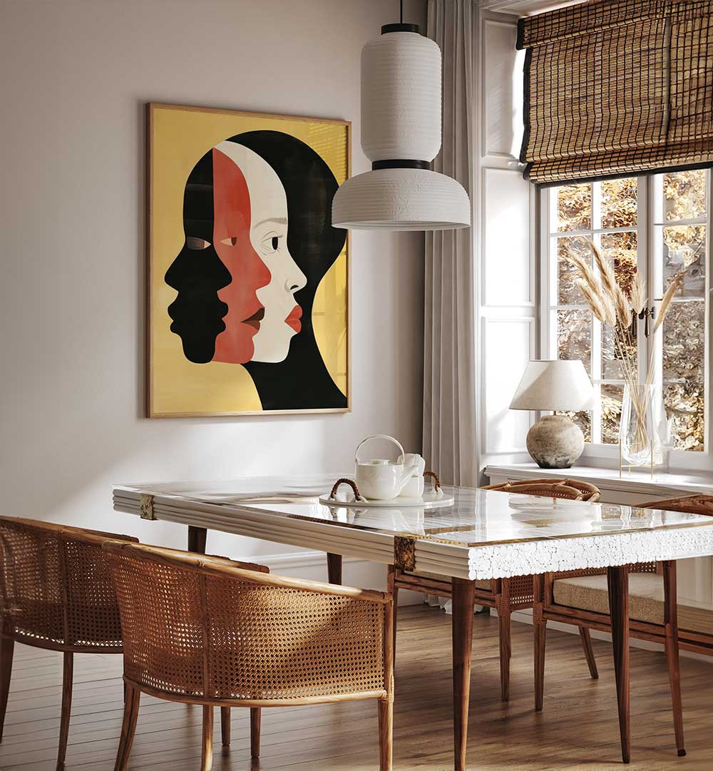 AFRICAN ART SMOOTH IV , PORTRAITS & FIGURATIVE ILLUSTRATIONS