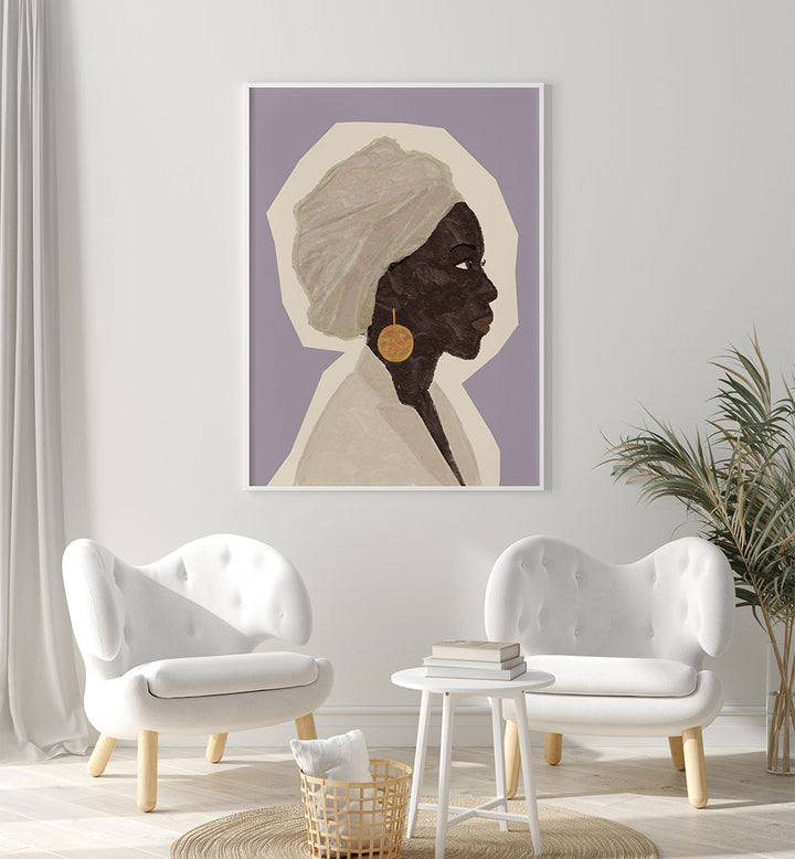 AFRICAN WOMAN , PORTRAITS & FIGURATIVE ILLUSTRATIONS