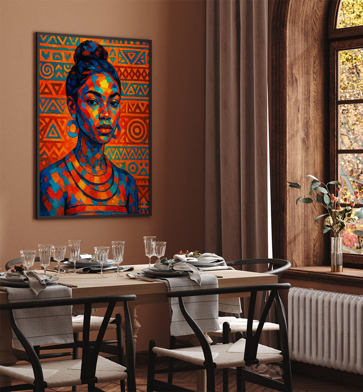 AFRO TRIBAL , PORTRAITS & FIGURATIVE ILLUSTRATIONS