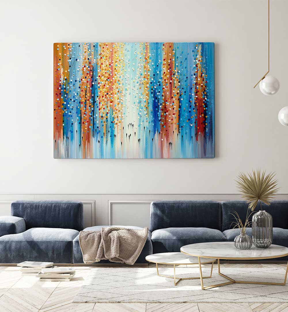 AFTERNOON CITY , MODERN IMPRESSIONISM PAINTINGS