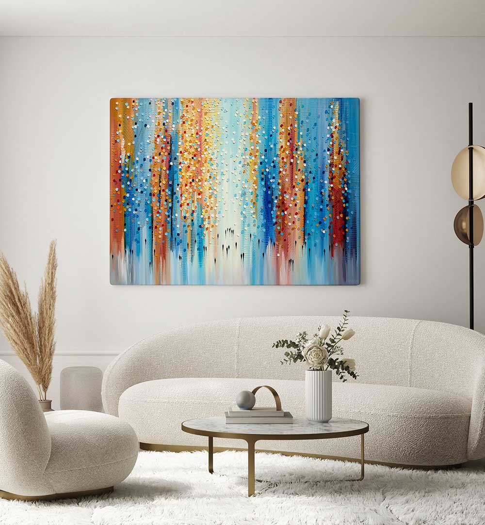 AFTERNOON CITY , MODERN IMPRESSIONISM PAINTINGS