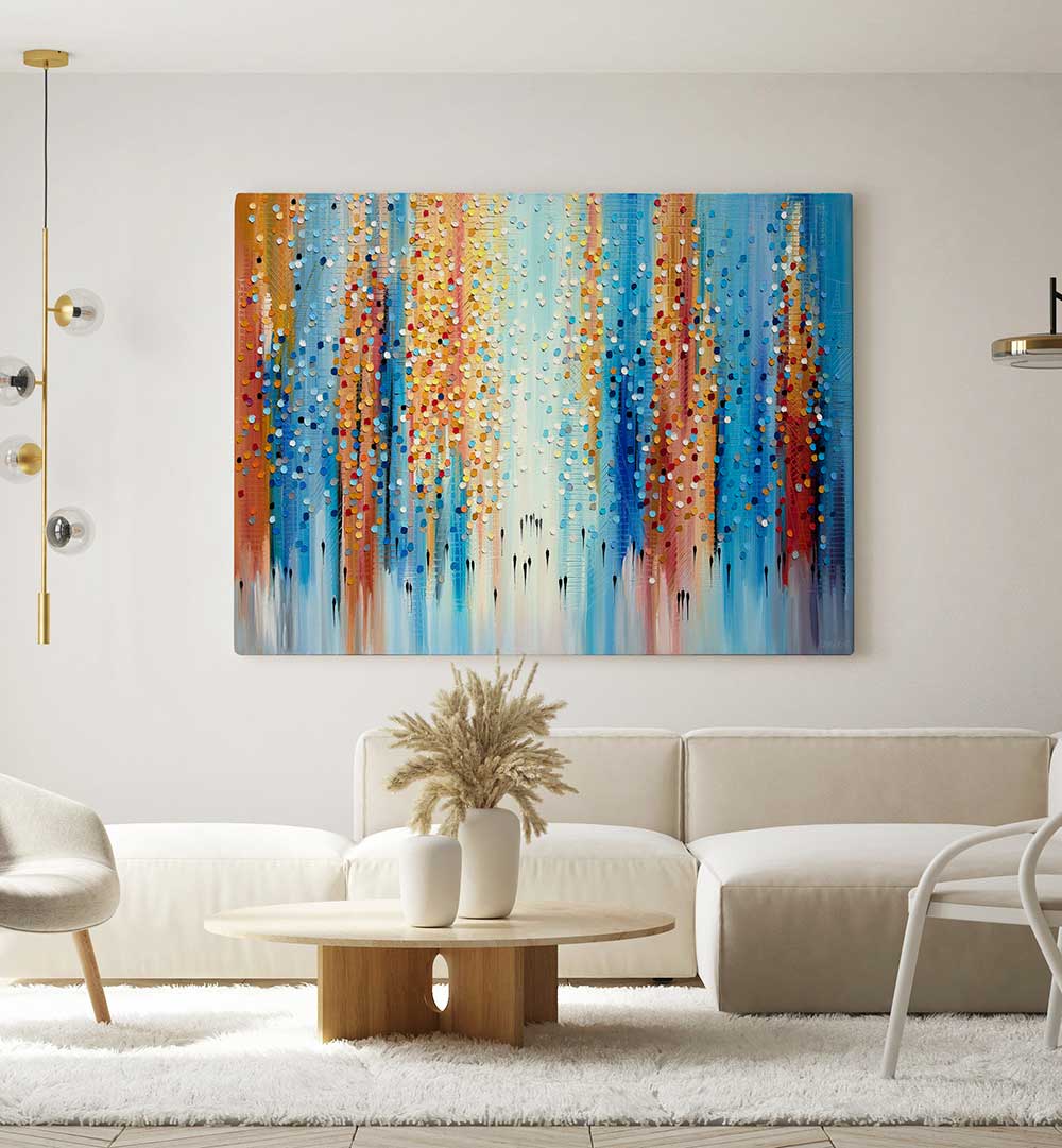 AFTERNOON CITY , MODERN IMPRESSIONISM PAINTINGS